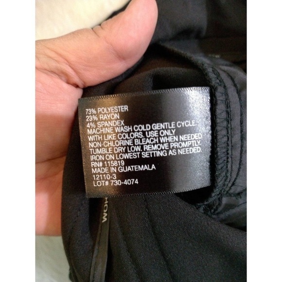 NWT Worthington Black Modern Fit Crop Pant - Picture 7 of 7